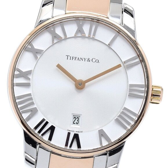 TIFFANY&Co. Atlas Dome Z1830.11.13A21A00A Date Quartz Ladies Watch_893957 - Picture 1 of 6